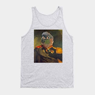 Parrot Miliary Portrait Tank Top